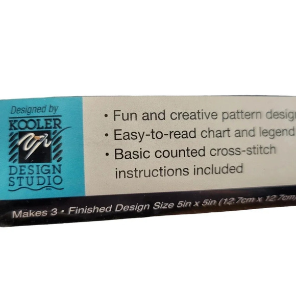 NWT artiste Nautical Coastal Counted Cross-stitch Kit, Red/White/Blue - Picture 6 of 6